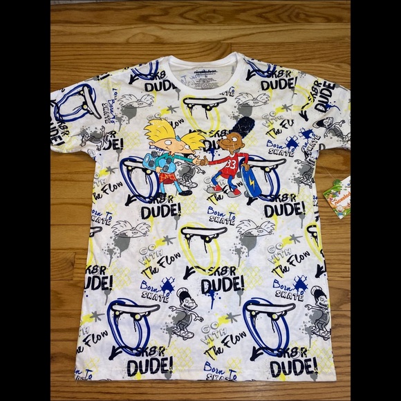 Nickelodeon Hey Arnold Men's Gerald and Arnold Thu - Picture 2 of 5